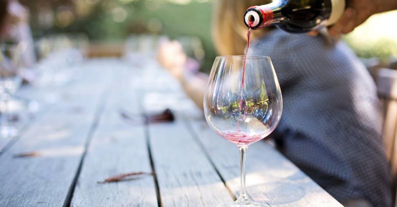 Food Tours - Wine Poured in Long-stem Glass