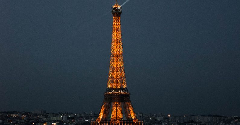 Night Tours - Lighted Eiffel Tower at Nighttime
