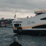 Ferry Services - A man sitting on a bench looking out at the water