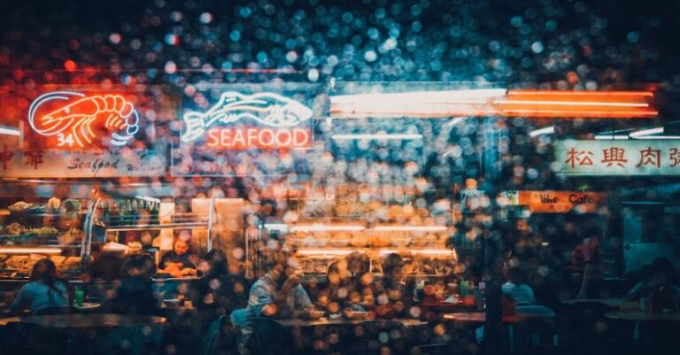Seafood Restaurants - Seafood Neon Light Signage
