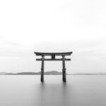 Historic Sites - Pagoda in Gray Scale Shot