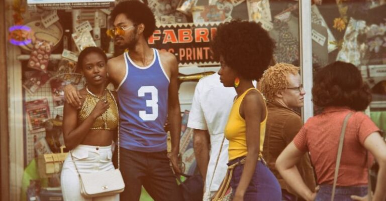Vintage Stores - People Infront Of A Store