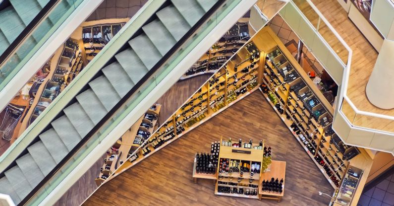 Shopping Malls - Aerial Photography of Building