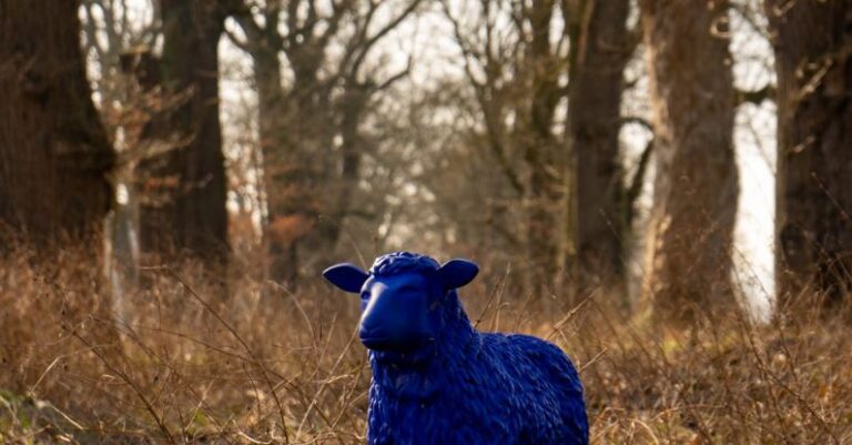 Sculpture Parks - Blaues Schaf
